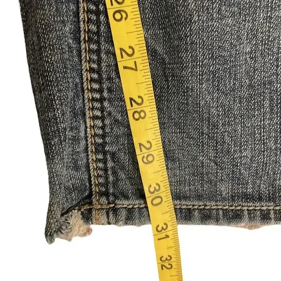 Silver Jeans Womens 27 Blue Denim Low Rise Boot Cut Surplus Western Medium Wash - Picture 14 of 15